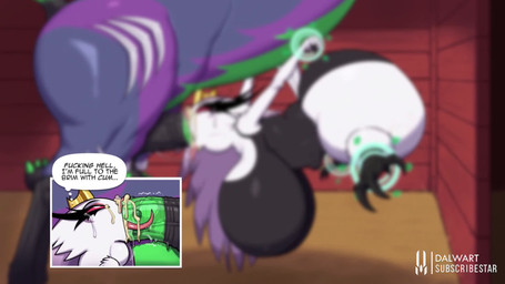 ahegao all_the_way_through anthro balls belly big_balls big_belly big_breasts big_butt big_penis bodily_fluids breasts bulge butt cum cum_inflation cum_inside cumshot duo ejaculation fellatio female feral genital_fluids genitals huge_balls huge_belly huge_breasts huge_butt huge_penis huge_thighs inflation looking_pleasured lube male male/female oral penetration penile penis sex thick_thighs vaginal_fluids vaginal_squirting x-ray_view dalwart oatmealpecheneg hellaverse helluva_boss nasty_(dalwart) stella_(helluva_boss) equid equine horse mammal 16:9 animated comic hi_res huge_filesize long_playtime sound tagme webm widescreen