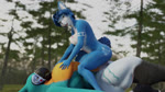 abdominal_bulge anthro anthro_penetrated bedroom_eyes big_penis blue_body blue_fur blue_hair breasts duo female female_penetrated fur genitals hair interspecies larger_male looking_pleasured male male/female male_penetrating male_penetrating_anthro male_penetrating_female multicolored_body multicolored_fur muscular muscular_male narrowed_eyes outside penetration penile penile_penetration penis penis_in_pussy seductive sex short_hair size_difference tail two_tone_body two_tone_fur vaginal vaginal_penetration whike blender_eevee breath_of_the_wild nintendo star_fox the_legend_of_zelda warfare_machine kass_(tloz) krystal_(star_fox) warfare_krystal avian canid canine fox mammal rito 16:9 3d_(artwork) animated blender_(artwork) digital_media_(artwork) hi_res high_framerate loop no_sound short_playtime webm widescreen