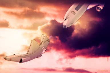 aircraft airplane animal_genitalia animal_penis chasing cloud duo erection feral flying genital_slit genitals jet machine male male/male outside penis presenting sky sunset tapering_penis teasing teeth vehicle wings aeroingo boeing dire_aircraft dire_machine dire_vehicle living_aircraft living_machine living_vehicle hi_res