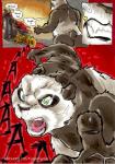 2014 angry anthro bear better_late_than_never blood bodily_fluids clenched_teeth comic daigaijin death dialogue dreamworks english_text felid female giant_panda group kung_fu_panda male mammal master_po_ping master_tigress melee_weapon nude painting_(artwork) pantherine su_wu sword teeth text tiger traditional_media_(artwork) watercolor_(artwork) weapon