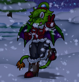 accessory anthro bangs boots bottomwear clothing cute_pose dragon_wings drop_shadow evergreen_tree eyebrows feathered_tail feathers female footwear frozen gesture glistening gloves green_body grey_bottomwear grey_clothing grey_pants hair hand_gesture handwear happy headband ice long_tail magenta_eyes multicolored_body night on_one_leg one_eye_closed open_mouth pants pine_tree plant pockets pond ponytail prehensile_tail raised_eyebrow raised_leg red_clothing red_gloves red_handwear reflection shoes short_hair sky snow snowflake solo spread_wings standing star starry_sky tail tied_hair tree two_tone_body v_sign water water_reflection wide_hips wings wink winter winter_background winter_boots winter_coat winter_jacket zipper spdy4 mythology arrow_(spdy4) arrow_the_dragon arrow_xiang_long couatl dragon eastern_dragon feathered_scalie feathered_snake hybrid mythological_creature mythological_scalie reptile scalie snake hi_res