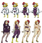 alternate_species anthro anthrofied big_breasts breasts cleavage cleavage_cutout clothed clothing cutout duo female genitals humanoid_face humanoidized nude nun off/on pussy simple_background white_background bittenhard eto_rangers tart_(eto_rangers) animal_humanoid avian bird chicken galliform gallus_(genus) humanoid mammal phasianid digital_media_(artwork)