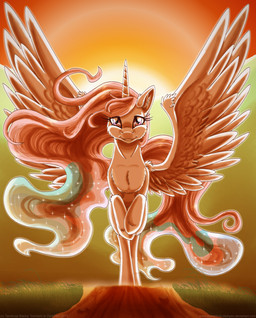 feathered_wings feathers female feral fur grass hair horn looking_at_viewer multicolored_hair outside plant purple_eyes quadruped solo sun tail white_body white_feathers white_fur wings inuhoshi-to-darkpen friendship_is_magic hasbro my_little_pony mythology princess_celestia_(mlp) equid equine mammal mythological_creature mythological_equine winged_unicorn 2013