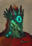 anthro fantasy feathers male gaertan dungeons_and_dragons hasbro huion mythology wizards_of_the_coast dragon hybrid mythological_creature mythological_scalie scalie digital_media_(artwork) hi_res krita_(artwork) portrait sketch