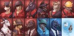 alternate_species ambiguous_gender anthro furrification group male ranabysson team_fortress_2 valve demoman_(team_fortress_2) engineer_(team_fortress_2) heavy_(team_fortress_2) medic_(team_fortress_2) pyro_(team_fortress_2) scout_(team_fortress_2) sniper_(team_fortress_2) soldier_(team_fortress_2) spy_(team_fortress_2) avian bear bird bovid bovine buffalo canid canine canis caprine cattle columbid corvid corvus_(genus) cougar crow domestic_dog dove equid equine felid feline goat hunting_dog kangaroo kiwi_(bird) macropod mammal marsupial oscine passerine rat_terrier ratite reptile scalie terrier wolf absurd_res hi_res