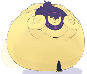 ambiguous_gender belly big_belly blue_body duo feral huge_belly hyper hyper_belly immobile inflation morbidly_obese obese overweight purple_body yellow_belly zephy_03 nintendo pokemon generation_2_pokemon generation_8_pokemon hisuian_form hisuian_typhlosion pokemon_(species) regional_form_(pokemon) typhlosion hi_res