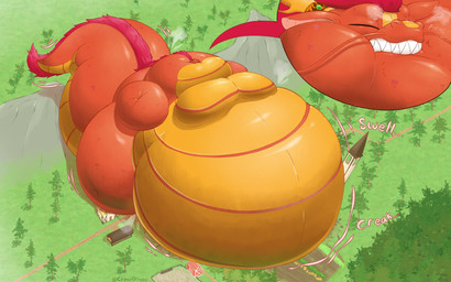 air_from_nose air_inflation belly belly_expansion big_belly big_cheeks big_moobs big_tail body_inflation cheek_expansion church close-up close_to_bursting close_up_panel creaking expansion eyes_closed farm grass huge_belly huge_cheeks huge_moobs huge_tail hyper hyper_belly hyper_cheeks hyper_inflation hyper_moobs hyper_tail immobile implied_popping inflation macro moob_expansion moobs motion_lines mountain neck_rolls orange_body outside plant puffed_cheeks swelling tail tail_expansion tree crestdraggy mythology ermrix_(berylium) dragon mythological_creature mythological_scalie scalie 16:10 2025 absurd_res hi_res widescreen