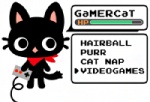 ambiguous_gender bandanna bandanna_only clothed clothing controller cord domestic_cat english_text extended_arms felid feline felis game_controller gameplay_mechanics gamercat_(character) gui health_bar holding_controller holding_game_controller holding_object kerchief kerchief_only looking_at_viewer low_res mammal monotone_bandanna monotone_clothing monotone_neckerchief mostly_nude neckerchief neckerchief_only nes_controller nintendo nintendo_controller nintendo_entertainment_system pokemon red_bandanna red_clothing red_kerchief red_neckerchief retro_controller simple_background solo standing straight_legs tail text the_gamercat thumbnail unknown_artist white_background wired_controller