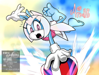 5_toes anthro ball beach_ball blue_body clothing falling feet female foot_focus humanoid_feet inflatable plantigrade solo swimwear toes anonbb idw_publishing sega sonic_the_hedgehog_(comics) sonic_the_hedgehog_(idw) sonic_the_hedgehog_(series) jewel_the_beetle arthropod beetle insect meme