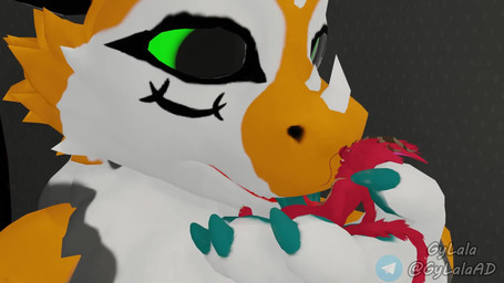 anthro claws duo extreme_size_difference fur genitals hair licking male male/male micro oral orange_body orange_fur oversized_fellatio oversized_oral penile penis penis_lick penis_on_tongue red_body red_fur sex size_difference tail teeth tongue tongue_out white_body white_fur gylala asian_mythology east_asian_mythology mythology bandana_(character) gylala_(character) dragon dutch_angel_dragon eastern_dragon mythological_creature mythological_scalie scalie 16:9 3d_(artwork) 3d_animation animated blender_(artwork) digital_media_(artwork) hi_res high_framerate loop no_sound short_playtime video widescreen