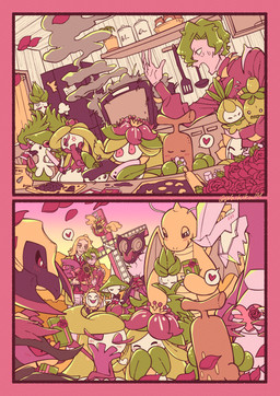 ambiguous_feral ambiguous_gender ambiguous_humanoid angry appliance baking bodily_fluids bouquet candy chocolate chocolate_bar clothed clothing container cookie_cutter cooking counter crowded crying curtains cutting_board dessert detailed_background dutch_angle eating feral flower flower_bouquet food fridge fruit fully_clothed fungus gift group happy heart_box holding_character holding_gift holding_knife holding_object holidays hug inside jar kitchen kitchen_appliance kitchen_utensils knife ladle large_group male male_human offering_gift outside petals plant red_rose rolling_pin rose_petals size_difference smoke spatula surprised tears tears_of_joy tools tree windmill window washikulm mythology nintendo pokemon valentine's_day brassius_(pokemon) hassel_(pokemon) arboliva bat baxcalibur breloom dragalge dragon dragonite elemental_creature elemental_humanoid flapple flora_fauna food_creature fungi_fauna generation_1_pokemon generation_2_pokemon generation_3_pokemon generation_4_pokemon generation_5_pokemon generation_6_pokemon generation_7_pokemon generation_8_pokemon generation_9_pokemon gible haxorus human humanoid lilligant living_fruit mammal mythological_creature mythological_scalie noivern petilil plant_humanoid pokemon_(species) scalie smoliv sudowoodo sunflora sunflower_creature treant tsareena 2023 hi_res multiple_scenes restricted_palette