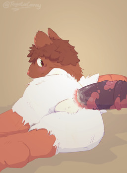 animal_genitalia animal_penis anthro anus anus_focus backsack balls blush bodily_fluids butt cum cum_in_ass cum_inside ejaculation equine_genitalia equine_penis fur genital_fluids genitals male male/male penis presenting presenting_anus presenting_hindquarters solo c4rny toyotacarny mammal mouse murid murine rat rodent hi_res