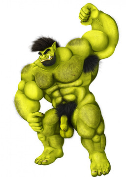 5_fingers 5_toes abs armpit_hair balls beard biceps big_muscles body_hair chest_hair facial_hair fangs feet fingers flaccid flexing foreskin genitals green_body green_skin hairy hairy_balls humanoid_genitalia humanoid_penis humanoid_pointy_ears looking_at_viewer male mature_humanoid mature_male mohawk muscular muscular_humanoid muscular_male nails navel nipples not_furry nude pecs penis pointy_ears pubes smile smirk solo teeth toes tusks p45. humanoid orc hi_res