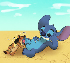 balls duo erection fellatio foreskin foreskin_play foreskin_pull foreskin_stretching genitals licking male male/male oral penile penis penis_lick retracting_foreskin sex size_difference tongue argon_vile disney lilo_and_stitch the_lion_king stitch_(lilo_and_stitch) timon alien experiment_(lilo_and_stitch) herpestid mammal meerkat hi_res