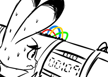 anthro black_markings bodily_fluids bomb cloak clothing dipstick_ears dutch_angle ear_markings ears_up explosives eyebrows facial_markings female focused frown fur head_markings high-angle_view jc_a_bomb leaning leaning_forward markings multicolored_ears number perspective rear_view short_fur simple_background solo standing sweat thick_eyebrows timer white_background wire worried inkyfrog disney zootopia judy_hopps lagomorph leporid mammal rabbit 2017 digital_drawing_(artwork) digital_media_(artwork) monochrome partially_colored sketch