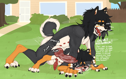 5_fingers age_difference ahegao all_fours anal anal_knotting anal_penetration animal_genitalia animal_penis anthro anthro_on_anthro anthro_penetrated anthro_penetrating anthro_penetrating_anthro balls big_penis biped black_hair blush bodily_fluids breath canine_genitalia canine_penis claws countershade_face countershade_fur countershade_tail countershade_torso countershading dialogue dominant drooling duo erection fangs father_penetrating_son fingers fucked_silly fur genitals grass hair internal intraspecies knot knot_size_difference knotting larger_dom looking_pleasured male male/male male_penetrated male_penetrating male_penetrating_male multi_nipple nipples nude open_mouth paws penetration penile penile_penetration penis penis_in_ass penis_size_difference plant public public_nudity public_sex raised_tail restrained saliva sex shaking shota size_difference spread_legs spreading stated_incest sweat tail teeth text tongue tongue_out tree trembling young young_anthro young_male younger_penetrated jamesdog james_(jamesdog) canid canine canis domestic_dog mammal shiba_inu spitz absurd_res english_text hi_res father_(lore) father_and_child_(lore) father_and_son_(lore) incest_(lore) parent_(lore) parent_and_child_(lore) parent_and_son_(lore) son_(lore)