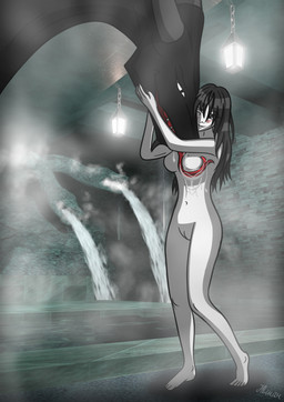 bestiality black_hair blush breast_lick breast_play breasts duo female female_on_feral feral fountain genitals hair horn human_on_feral interspecies lamp lantern licking light male male/female male_on_human navel nipples nude tongue tongue_out vulva water thehereticlocomotive mythology dragon human mammal mythological_creature mythological_scalie scalie hi_res signature