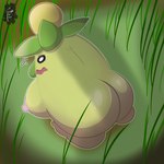 breasts butt feet female feral food nipples plant solo fennyfen_1 nintendo pokemon elemental_creature flora_fauna food_creature generation_9_pokemon pokemon_(species) smoliv 1:1 hi_res