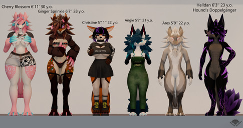 alternative_fashion anal anal_penetration anthro areola areola_slip big_breasts black_sclera blue_body blue_claws blue_eyes blue_fur blush breast_grab breast_squish breasts brown_hair butt chest_tattoo claws clothing detailed_background doppleganger ear_piercing eyeliner eyeshadow facial_piercing female first_person_view freckled_arms freckled_back freckled_butt freckled_chest freckled_ears freckled_face freckled_legs freckled_shoulders freckled_thighs freckles fur furniture genitals goth group gynomorph hair hand_on_breast hand_on_hip herm highlights_(coloring) intersex looking_at_viewer makeup male male/male markings mascara medium_breasts multicolored_body multicolored_fur multicolored_hair narrowed_eyes nipples one_eye_closed penetration piercing pink_areola pink_claws pink_nipples purple_eyes purple_highlights ring running_makeup small_waist sprinkles squish standing tail tattoo text white_body white_fur white_hair wide_hips yellow_body hound_helldan mythology angie_(hound_helldan) ares_(hound_helldan) cherry_blossom_(hound_helldan) christine_(hound_helldan) ginger_sprinkle_(hound_helldan) helldan_(hound_helldan) ailurid canid canid_demon canine demon deuzear hellhound mammal mythological_canine mythological_creature novabeast red_panda wickerbeast 256:135 4k absurd_res blender_(artwork) digital_media_(artwork) english_text hi_res model_sheet shaded soft_shading watermark widescreen