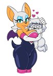 duo eyewear face_in_breasts female glasses green_eyes head_between_breasts heart_symbol looking_at_viewer male nude size_difference wings acstlu oney_plays sega slightly_artistic sonic_the_hedgehog_(series) cory_beck rouge_the_bat bat human mammal 2020 hi_res