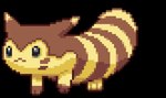2d_animation alpha_channel ambiguous_gender animated brown_body brown_ears brown_eyes brown_fur brown_markings cortoony digital_media_(artwork) fur furret generation_2_pokemon low_res markings nintendo pixel_(artwork) pokemon pokemon_(species) quadruped simple_background solo striped_body striped_fur stripes transparent_background walking