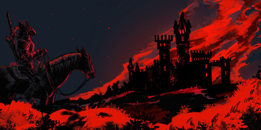 anthro armor banner castle clothed clothing fantasy fire knight landscape machine male medieval medieval_armor melee_weapon night sword sword_on_back warrior weapon elvirarecrud dark_souls fromsoftware knightrider equid equine horse mammal protogen absurd_res digital_media_(artwork) hi_res