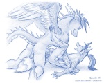 anal anal_penetration anthro balls breasts canine dragon erection eyes_closed flaerion herm intersex kazdra lying male mammal missionary_position on_back open_mouth penetration penis pussy sex spread_legs spreading tails taurin_fox wings wolf
Rating: Explicit
Score: 4
User: Kibiyami999
Date: March 24, 2013