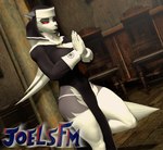 anthro church clothed clothing female looking_at_viewer nun nun_outfit solo joelsfm helluva_boss mythology loona_(helluva_boss) loona_(wolfgal_w_horns) canid canid_demon canine demon hellhound mammal mythological_canine mythological_creature 3d_(artwork) digital_media_(artwork) hi_res source_filmmaker_(artwork)