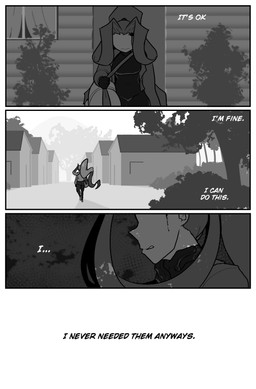 biped blood blood_drip blood_from_head bodily_fluids building clenched_teeth clothed clothed_female clothed_human clothing detailed_background distressed dripping female female_human hair head_wound house human_only long_hair not_furry outside pokeball ponytail solo teeth text thinking town wounded cuchuflin nintendo pokemon romi_(cuchuflin) human mammal 2026 absurd_res comic digital_drawing_(artwork) digital_media_(artwork) english_text greyscale hi_res monochrome