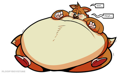 2_tails anthro belly big_belly blush clothing dialogue footwear fur gloves groan handwear huge_belly hyper hyper_belly immobile male moan morbidly_obese morbidly_obese_anthro morbidly_obese_male multi_tail nonsexualized_young obese obese_anthro obese_male orange_body orange_fur overstuffed overweight overweight_anthro overweight_male resting shoes simple_background solo speech_box tail text weight_gain white_background white_clothing white_gloves white_handwear young young_anthro floofyboyetime sega sonic_the_hedgehog_(series) miles_prower canid canine fox mammal 16:9 english_text widescreen