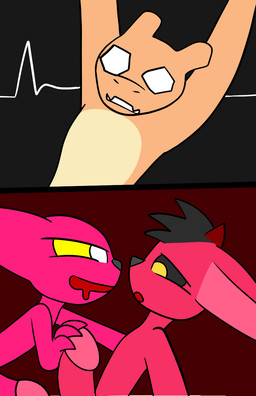 big_penis dungeon genitals imps male male/male penis slave young conditional_dnp theyiff mythology dragon mythological_creature mythological_scalie scalie comic hi_res