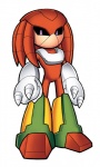 anthro big_head biped featureless_crotch fist machine male mitten_hands red_body robotization simple_background solo standing toony white_background unknown_artist capcom mega_man_(series) sega sonic_the_hedgehog_(series) worlds_collide knuckles_man knuckles_the_echidna roboticized_masters echidna mammal monotreme robot robot_master hi_res