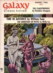 1956 20th_century alien ambiguous_gender ancient_art anthro arthropod breasts building cover female galaxy_science_fiction group hand_on_breast hi_res human magazine_cover mammal nipples nude outside plant sculpture statue text tree virgil_finlay
