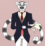 anthro balls bottomless brainwashing butler clothed clothing erection genitals humanoid_genitalia humanoid_penis hypnosis hypnovember_2024 male mind_control necktie pantsless partially_clothed penis simple_background solo submissive submissive_male suit suit_jacket caine_latrans_(artist) hypnovember lemur mammal primate strepsirrhine