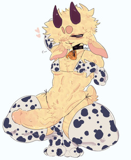 animal_print animal_print_bikini anthro ball_bulge big_penis bikini bra breasts clothed clothing collar cow_print cow_print_bikini cowbell erection fur genitals heart_symbol horn legwear male panties panties_bulge partially_clothed pattern_bikini pattern_clothing pattern_swimwear penis simple_background solo spread_legs spreading swimwear thick_thighs thigh_highs two-piece_swimsuit underwear v4mp1333 lace_(lacethecutegoat) bovid caprine goat mammal 2023 digital_media_(artwork) hi_res shaded signature