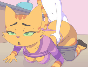 4_fingers age_difference all_fours ambiguous_penetration anthro anthro_on_anthro anthro_penetrated anthro_penetrating anthro_penetrating_anthro arm_support arms_bent bent_leg big_breasts big_butt big_eyes biped black_clothing black_eyebrows black_footwear black_shoes bottomwear bottomwear_down bouncing_breasts bouncing_butt bowl bra breasts butt clothed clothed/nude clothed_anthro clothed_female clothed_sex clothing collarbone container counter detailed_background doggystyle duo eyebrows faceless_anthro faceless_character faceless_male female female_penetrated fingers floor footwear from_behind_position fur green_eyes green_sclera grey_bottomwear grey_clothing grey_floor grey_pants half-closed_eyes hand_on_another's_hip hand_on_hip humanoid_hands inside internal_wall intraspecies iris kitchen leaning leaning_forward light_body light_fur looking_pleasured male male/female male_penetrating male_penetrating_female markings mature_anthro mature_female monotone_body monotone_fur narrowed_eyes navel no_pupils nude nude_anthro nude_male older_female older_penetrated open_mouth orange_body orange_breasts orange_ears orange_fur orange_markings orange_stripes orange_tail panties pants pants_down partially_clothed partially_clothed_anthro partially_clothed_female pattern_clothing pattern_shirt pattern_t-shirt pattern_topwear penetration pink_tongue pink_wall plantigrade pointy_ears prick_ears purple_bra purple_clothing purple_nose purple_panties purple_shirt purple_t-shirt purple_topwear purple_underwear raised_clothing raised_shirt raised_t-shirt raised_topwear sex shadow shirt shoes shota son_penetrating_mother standing striped_arms striped_body striped_clothing striped_fur striped_legs striped_markings striped_shirt striped_t-shirt striped_tail striped_topwear stripes t-shirt tail tail_markings thick_thighs three-quarter_view tongue topwear underwear wall_(structure) white_body white_fur young young_anthro young_male young_penetrating younger_male kyde litterbox_comics fran_(litterbox_comics) vincent_(litterbox_comics) domestic_cat felid feline felis mammal tabby_cat 2025 animated digital_media_(artwork) hi_res incest_(lore) mother_(lore) mother_and_child_(lore) mother_and_son_(lore) parent_(lore) parent_and_child_(lore) parent_and_son_(lore) son_(lore)