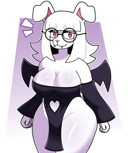 anthro bangs bat_wings blunt_bangs breasts cleavage clothed clothing eyewear fangs female fur glasses hair holidays membrane_(anatomy) membranous_wings rabbit_ears skimpy solo teeth vampire_costume white_body white_fur white_hair wings lornalla halloween bnuyu_(lornalla) lagomorph leporid mammal rabbit absurd_res hi_res