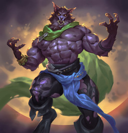abs anthro belt biceps boots bottomwear cape clothing fangs footwear fur male muscular muscular_anthro muscular_male muscular_thighs nipples pants pecs purple_body purple_fur shoes solo teeth torn_bottomwear torn_cape torn_clothing torn_pants yellow_eyes mihail_dava blizzard_entertainment warcraft canid mammal werecanid werecreature worgen hi_res