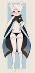2018 anthro bear blush cloak clothed clothing digital_media_(artwork) female fredek666 fur hair hi_res legwear looking_at_viewer mammal offering_hand open_mouth panties partially_clothed polar_bear scarf short_hair solo stockings thigh_highs underwear ursine white_body white_clothing white_fur white_hair white_legwear white_stockings