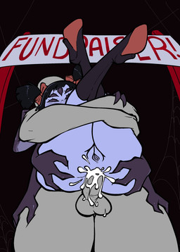 anal anal_penetration anthro anthro_penetrated anus blush bodily_fluids boots butt clothing cum cum_from_ass cum_in_ass cum_inside duo female female_penetrated footwear fucked_silly genital_fluids genitals hair hand_on_butt high_heeled_boots high_heels interspecies leaking_cum legwear looking_pleasured male male/female male_penetrating male_penetrating_anthro male_penetrating_female multi_arm multi_eye multi_limb orgasm penetration penile penile_penetration penis penis_in_ass ribbons sex shoes text cuttlehonk undertale undertale_(series) muffet animal_humanoid arachnid arachnid_humanoid arthropod arthropod_humanoid humanoid spider spider_humanoid 2023 digital_media_(artwork) hi_res