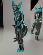 anthro anthrofied balls bodysuit breasts clothing costume drone erection genitals gynomorph intersex knot latex latex_clothing latex_skinsuit masturbation penis pokemorph rubber_clothing skinsuit solo standing suit tail thick_tail tight_clothing evilbanana nintendo pokemon meryl eeveelution generation_1_pokemon pokemon_(species) vaporeon 3d_(artwork) 3d_animation animated digital_media_(artwork) hi_res high_framerate no_sound short_playtime webm