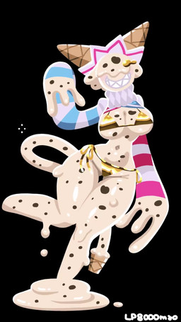 anthro bikini bouncing_breasts breasts clothing female food gold_bikini hat headgear headwear ice_cream_cone melting suit swimwear thong two-piece_swimsuit underwear white_body lp8000mao golden_week ice_cream_creature 2026 2d_animation 9:16 animated digital_media_(artwork) hi_res no_sound short_playtime video