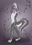 ambiguous_gender anthro ears_up eyewear fur glasses hair male nipples nude purple_eyes purple_hair simple_background solo tail teeth tongue lavender_(lavendusk) canid canine canis domestic_dog humanoid husky mammal nordic_sled_dog spitz digital_media_(artwork) hi_res