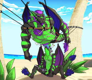 age_difference anthro anthro_on_anthro anthro_penetrated anthro_penetrating anthro_penetrating_anthro ball_size_difference balls barazoku beach beard belly biceps big_balls big_muscles big_penis bodily_fluids body_hair bottomwear bottomwear_down chest_hair claws clothing cloud cum cum_in_mouth cum_inside cum_splatter cum_while_penetrated cumshot day digitigrade duo ejaculation erection eyes_closed facial_hair father_penetrating_son fellatio frill_(anatomy) genital_fluids genitals hair hammock horn huge_balls huge_muscles huge_penis humanoid_genitalia humanoid_penis leaf looking_pleasured lying male male/male male_penetrated male_penetrating male_penetrating_male masturbation mature_anthro mature_male motion_lines musclegut muscular muscular_anthro muscular_male neck_bulge non-mammal_balls on_front oral oral_penetration orgasm outside palm_tree pawpads pecs penetration penile penile_masturbation penis penis_in_mouth penis_size_difference plant pubes sand scales seaside sex shadow sitting size_difference sky sleep_sex sleeping smaller_penetrated smile sweat swimming_trunks swimming_trunks_down swimwear teeth tree vein water wings younger_penetrated seyrmo european_mythology mythology crome zach_(crome) dragon mythological_creature mythological_scalie scalie western_dragon hi_res father_(lore) father_and_child_(lore) father_and_son_(lore) incest_(lore) parent_(lore) parent_and_child_(lore) parent_and_son_(lore) son_(lore)