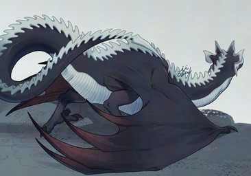 ambiguous_gender animal_genitalia butt butt_focus cloaca feral genitals horizontal_cloaca raised_tail rear_view solo tail osu4mgmg mythology dragon mythological_creature mythological_scalie scalie hi_res