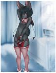 2014 <3 absurd_res arm_behind_head balls black_feathers black_hair crossdressing erection feathers fur girly grey_fur hair hi_res humanoid_penis lagomorph looking_at_viewer male mammal navel nipples panties penis pubes rabbit red_eyes red_fur short_hair sinfuldreams15 solo stockings thighs uncut underwear wings
Rating: Explicit
Score: 21
User: Fur_in_the_dark
Date: April 05, 2014