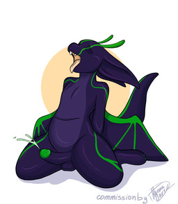bodily_fluids cum drone dronification ejaculation genital_fluids genitals hands-free humanoid_genitalia humanoid_penis male penis solo transformation hyenaart grove_(game) mythology angel_dragon dragon gastropod mollusk mythological_creature mythological_scalie scalie slug hi_res