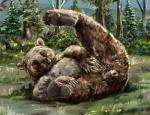 animal_genitalia animal_pussy anus female feral forest genitals nipples nude outside pawpads paws plant presenting pussy solo spreading tree ursine_pussy coypowers bear brown_bear mammal ursine 2018 digital_media_(artwork) digital_painting_(artwork)