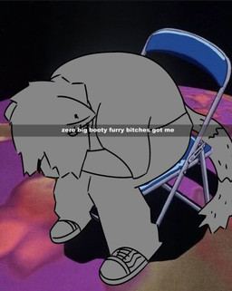 anthro clothing ears_down female hair markings meme_pose oversized_clothing pattern_background piercing pivoted_ears simple_background solo tail tail_markings myksa neon_genesis_evangelion shinji_in_a_chair amaya_(myksa) felid feline leopard mammal pantherine digital_drawing_(artwork) digital_media_(artwork) meme