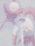 big_penis bodily_fluids cum doggystyle duo female feral from_behind_position genital_fluids genitals male male/female overflow penis sex solo_focus anamazingrdk nintendo pokemon eeveelution generation_6_pokemon pokemon_(species) sylveon absurd_res hi_res